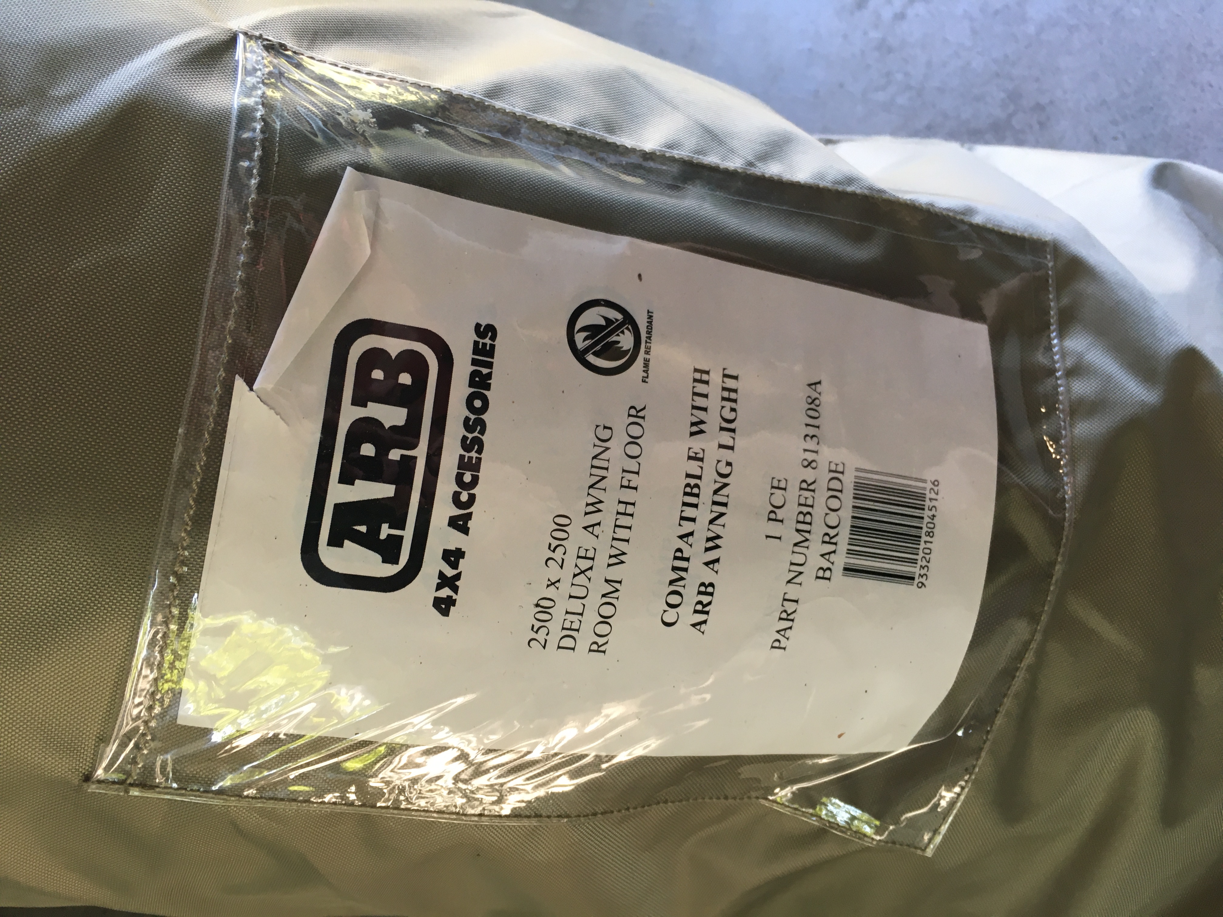 Awning Room Label