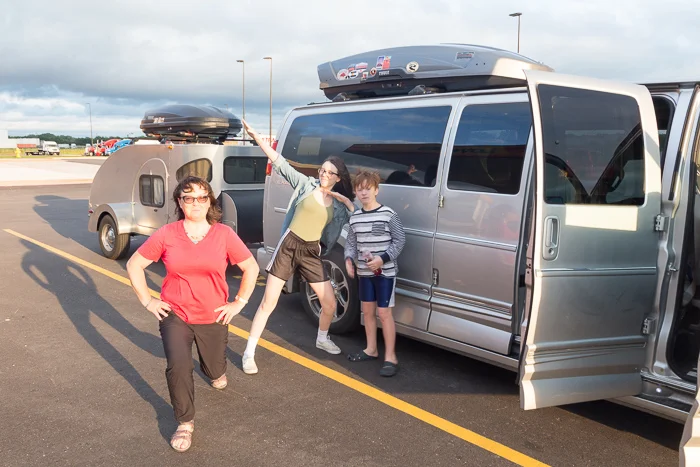 Rest stop in Kansas along I-70